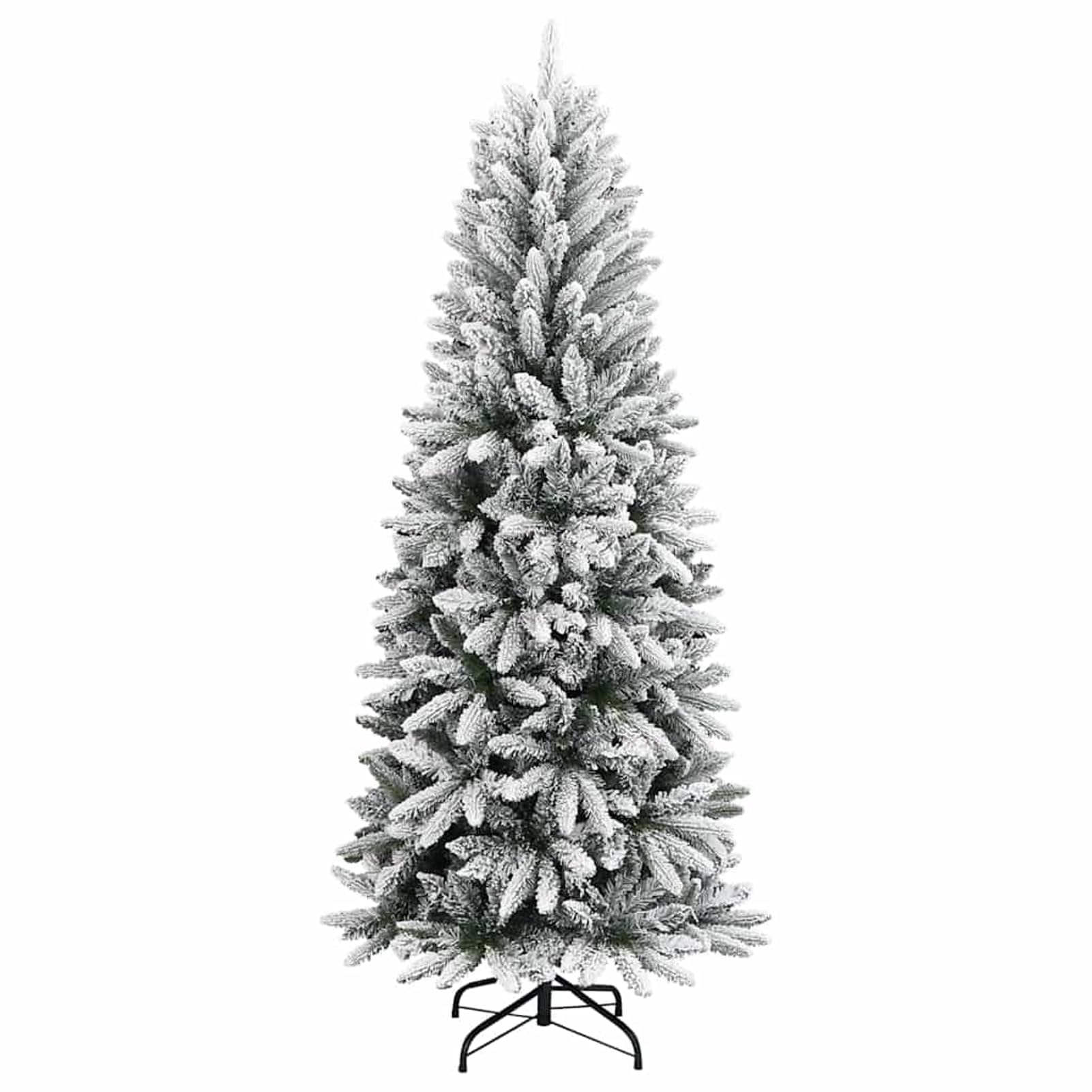 Gecheer Albero di Natale Bianco LED, 53 cm, Realizzato in PVC, Decorazioni festive, Atmosfera accogliente, per Interno ed Esterno