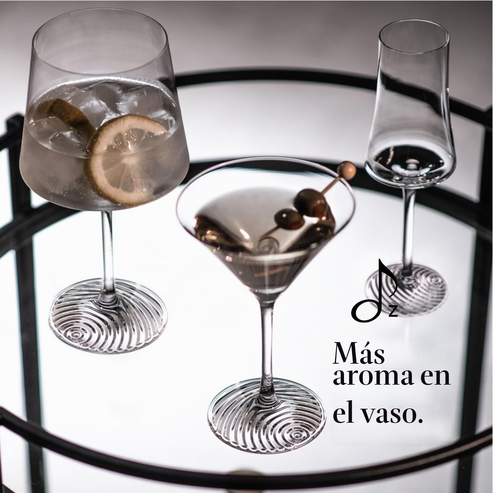 Zwiesel Glas Gin Tonic 123385 Echo - Juego de 4 vasos de cristal tritán para Gin Tonic, aptos para lavavajillas, fabricados en Alemania