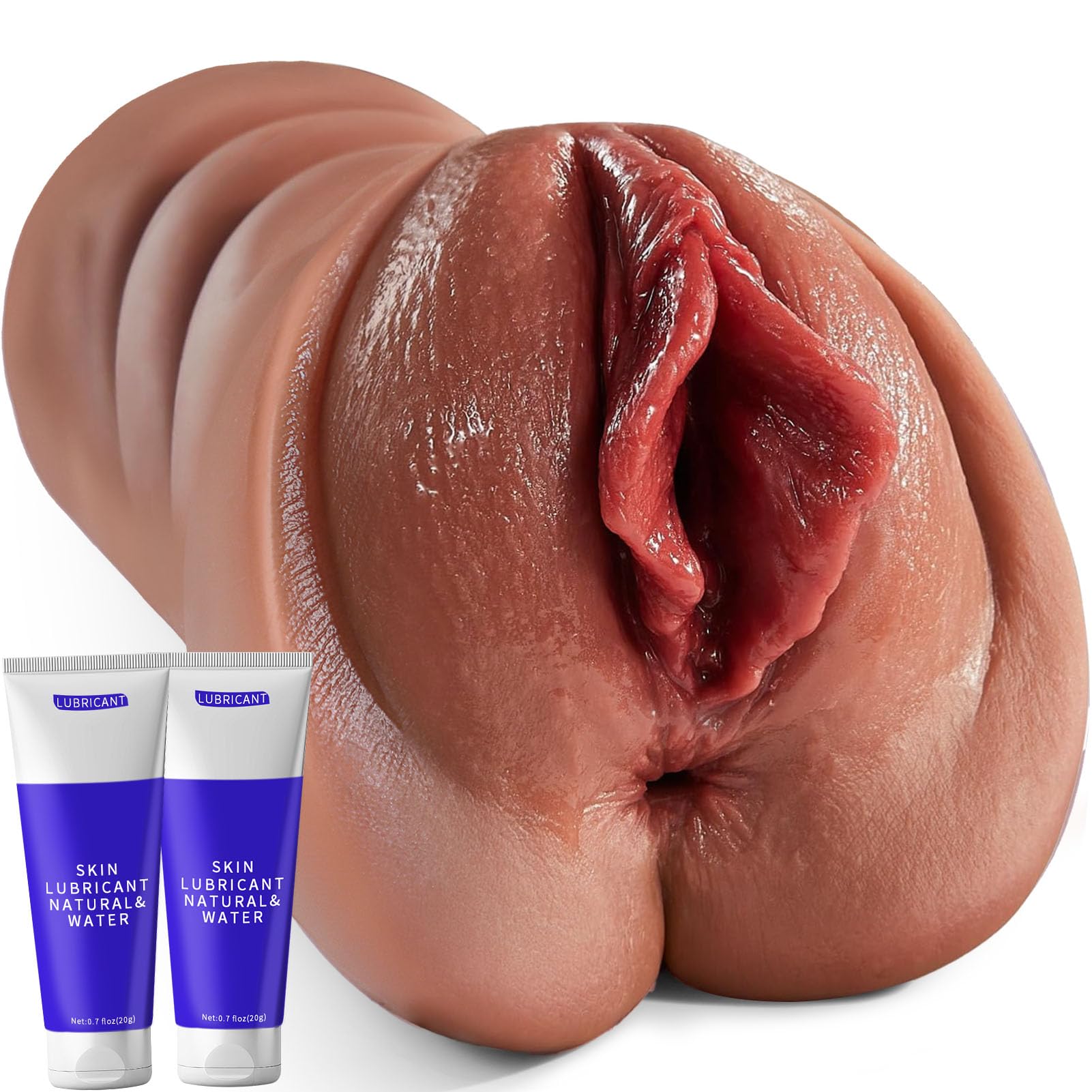 VIJISA Sextoy Homme Masturbateur,Version Allongée et Agrandie 725g Sextoy Homme Silicone Masturbateur Hommes,3D Canal étroit et Enveloppant Sextoyse