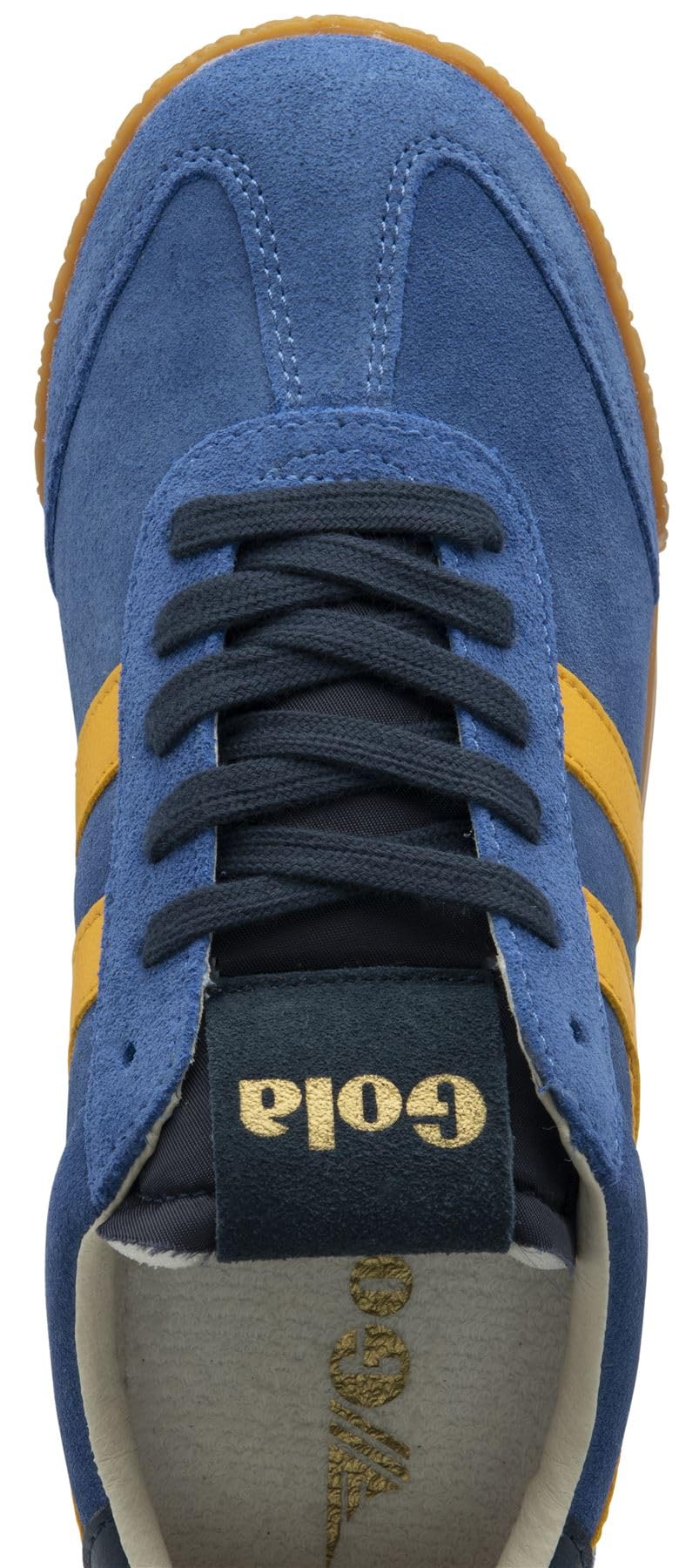 Gola Elan Suede - Zapatillas deportivas para mujer, color zafiro, sol y azul marino