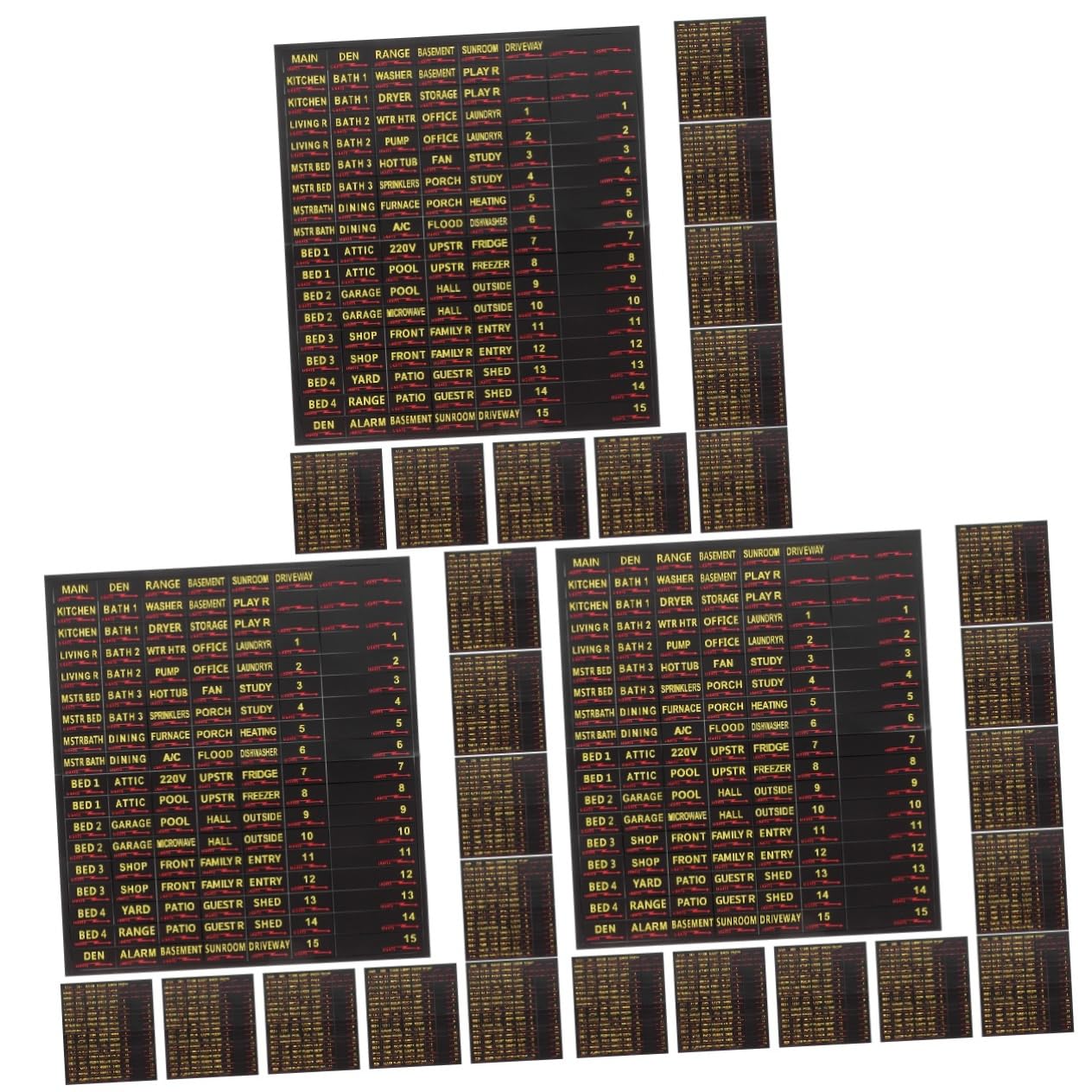 Etichette Resinate Per Quadri Elettrici