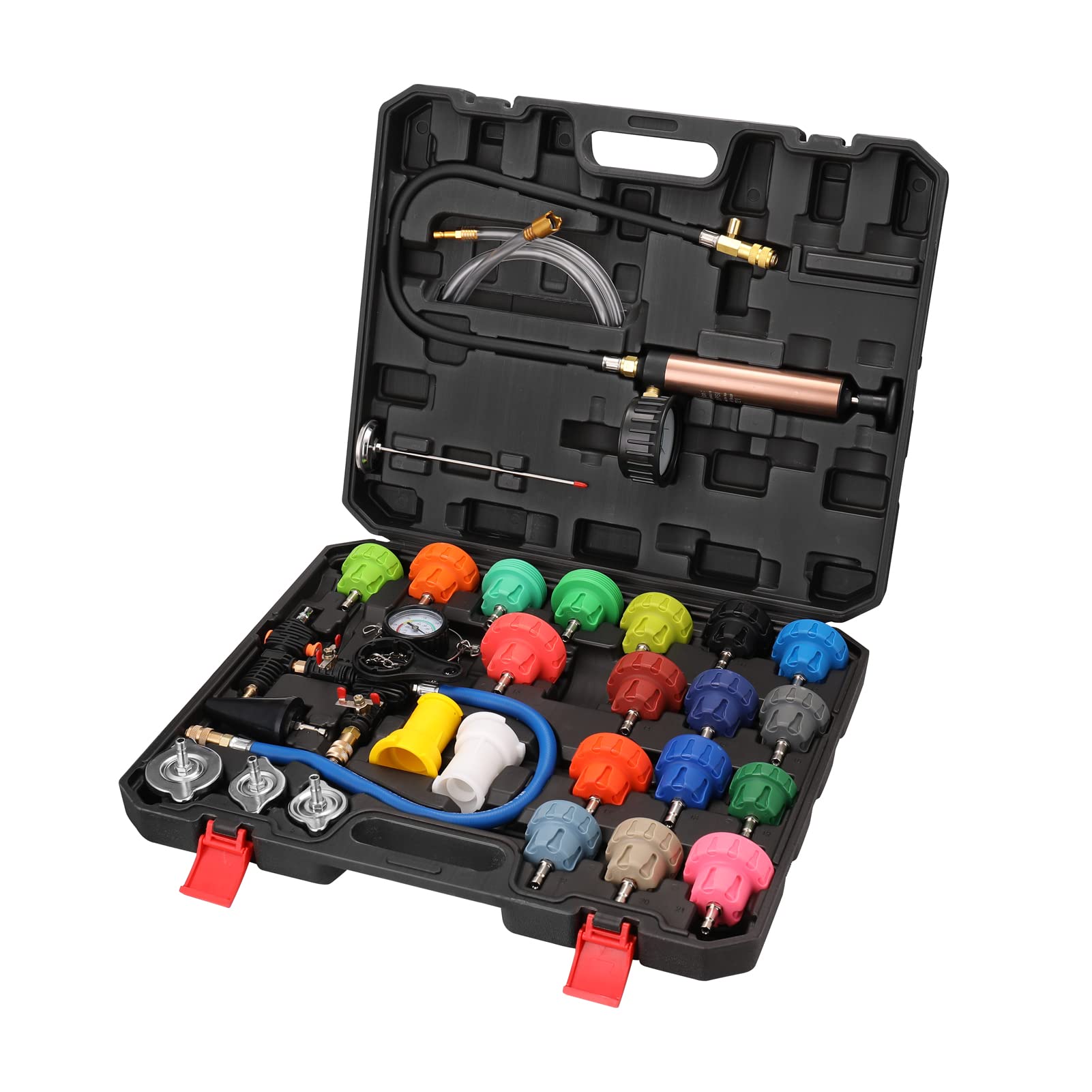 Buy Leak detector,NANZU 28Piece Universal Radiator Pressure Tester Kit