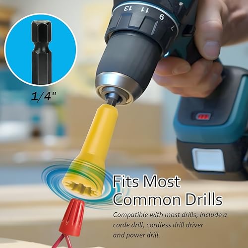 Miniatura 4 de Tornador de alambre, herramienta de torsión de alambre, tornado de tuerca de alambre, enchufe de conector de alambre giratorio, herramienta de