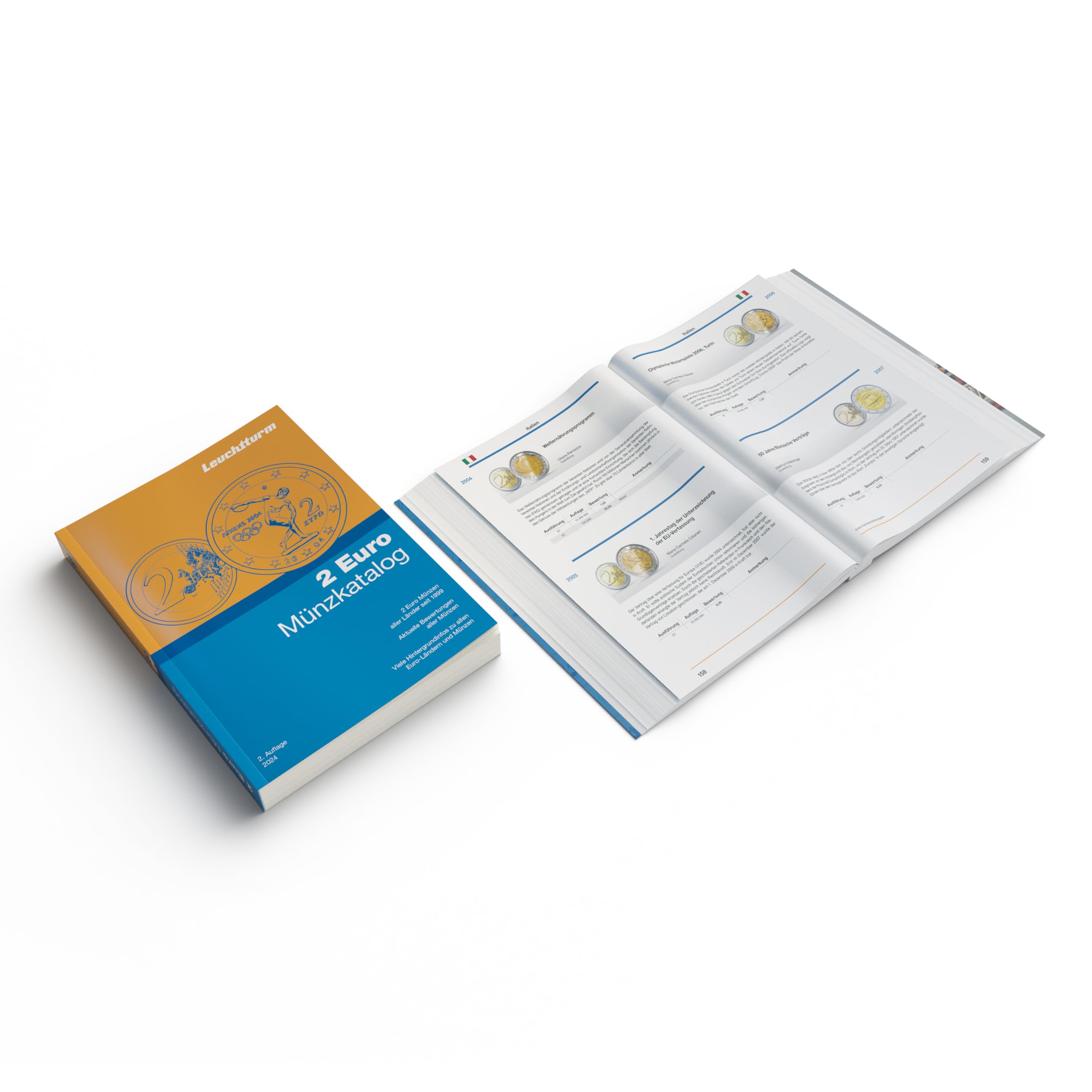 Leuchtturm 370200 Catálogo 2 Euro 2024 - Alemán