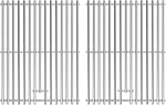 BBQ Future Partie de remplacement des grilles pour griller King 9221-64 9865-54 9868-74 9869-54 Broil-Mate Sterling Huntington et autres grilles à gaz, 15" x 12 3/4" Chaque grille de cuisson en fonte, paquet de 2