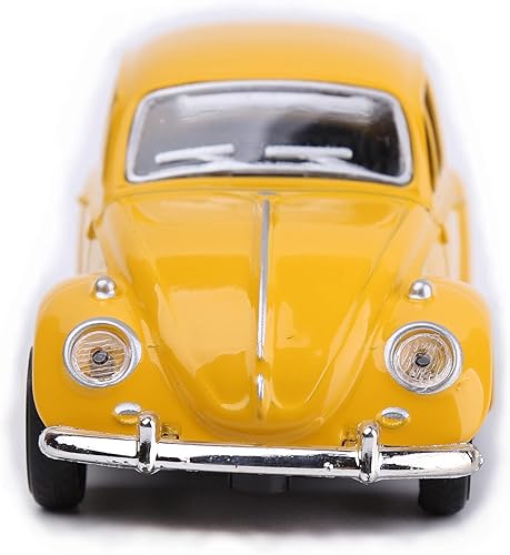 Miniatura 10 de Berry President 1967 Classic Beetle Bug Vintage 132 Escala Diecast Metal Pull Back Modelo de juguete para regaloniños (rosa)