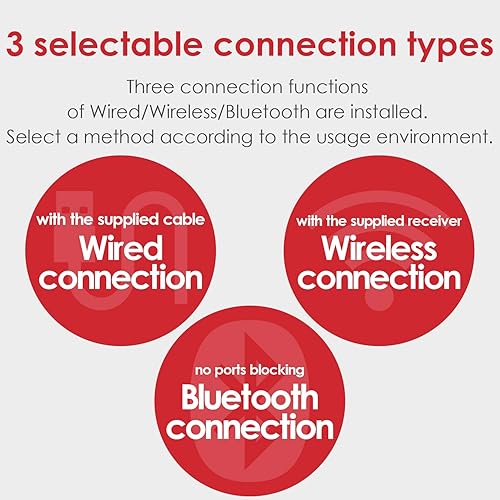 Miniatura 3 de ELECOM DEFT PRO - Ratón de Trackball inalámbrico Bluetooth control de dedos diseño ergonómico función de 8 botones sensor óptico de juegos bola roja