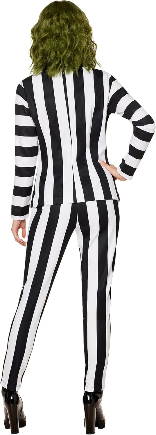 Spirit Halloween Beetlejuice Adult Costume | Officially licensed | Beetlejuice Pinstripe Suit