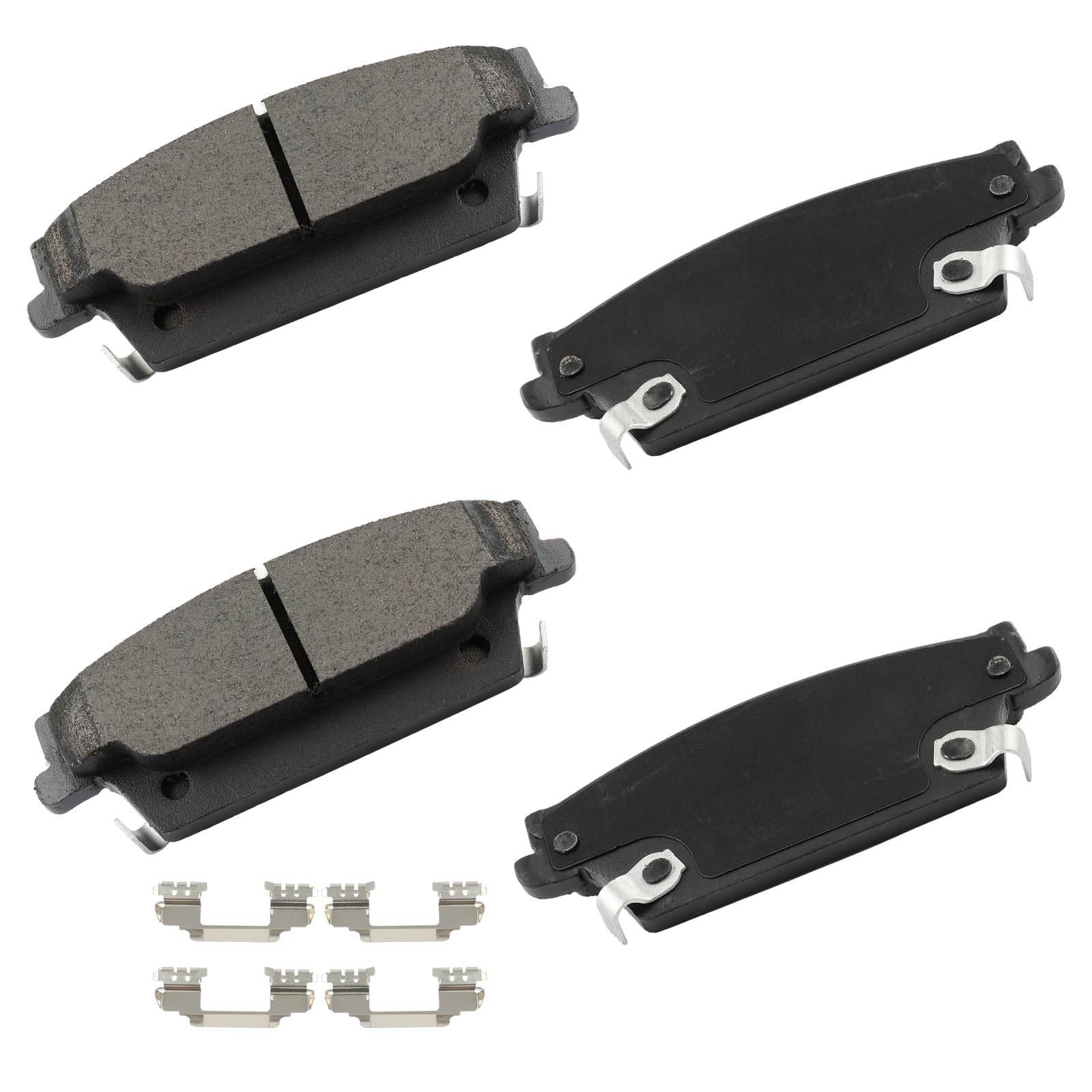 cciyu D1020-7924 Rear Ceramic Disc Brake Pads Kit For Cadillac For CTS 2006-2007,For Cadillac For SRX 2004-2009,For Cadillac For STS 2005-2011