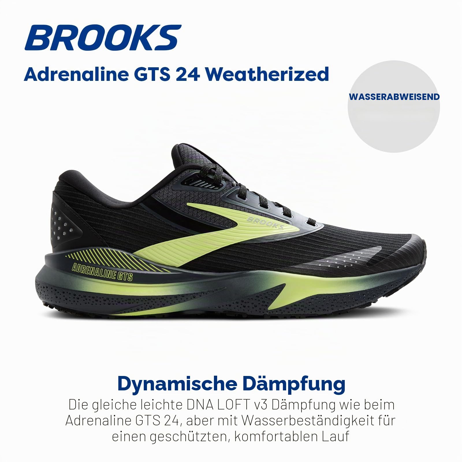 Brooks Herren Adrenaline Gts 24 Weatherized Sneaker