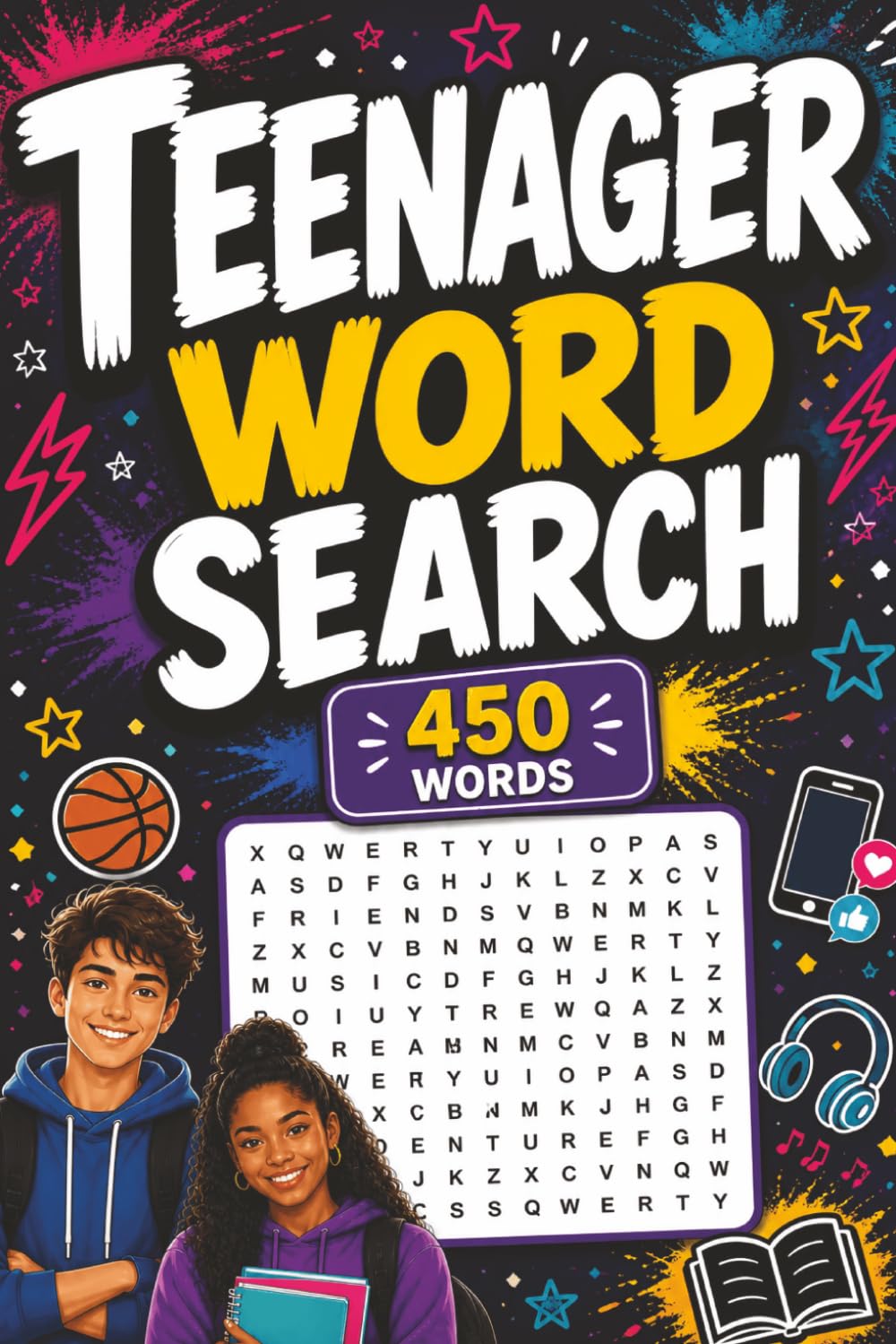 Teenager Word Search: 50 Diverse Puzzles from Pop Culture to Science and Beyond. The Ultimate Brain-Boosting Word Hunt for Teens!