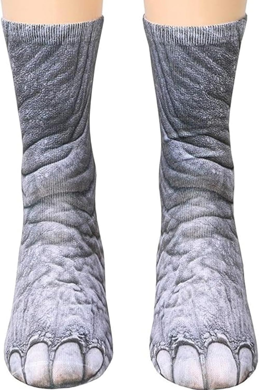 ExceforeExcefore Animal Paws Socks - Funny 3D Animal Socks Crazy Cat Tiger Dog Paw Crew Socks Novelty Socks Gag Gifts