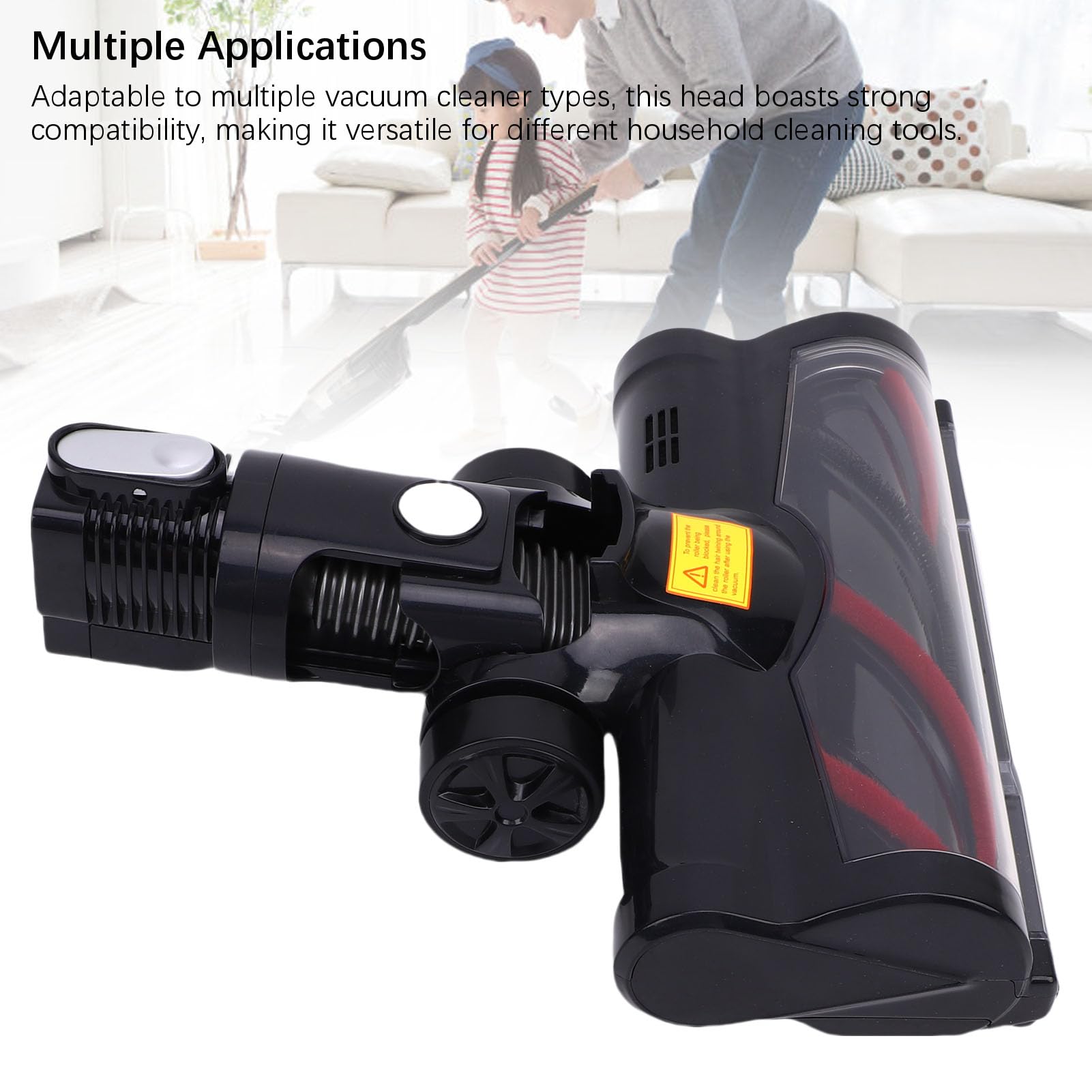 Cabezal de Cepillo para Aspiradora, Material ABS, Boquilla de Repuesto Universal para Aspiradoras Inalámbricas, Adecuado para Las Series N5 y N3, Ideal para Pisos de Madera y Alfombras