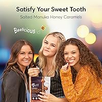 Vista 2 de P.R.I Caramelos salados con miel de Manuka, dulce y masticable, todo natural, 4 onzas