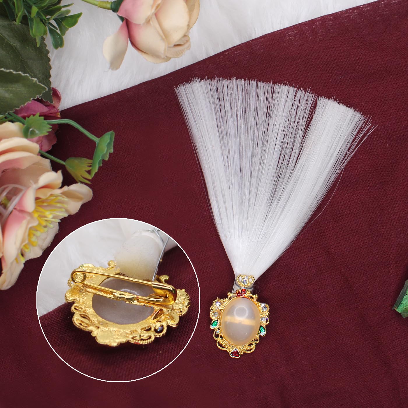 Morges Safa Kalangi Feather Pagdi Brooch for Men | Punjabi Wedding Kalangi for Groom Pagadi | Dulha Turban Kalgi 5 71XL1W6AMSL. SL1400