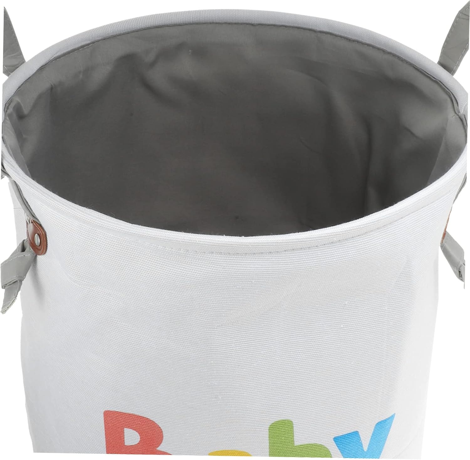 Zerodeko Foldable Laundry Hamper for Boy Girl Cloth Storage Basket for Dirty Clothes and Toys Capacity Toy Organizer Space-saving Design for Nursery and Bedroom Grey