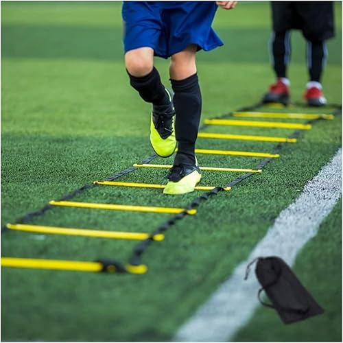 Miniatura 6 de AGRADI Escalera de entrenamiento de agilidad,Escalera de entrenamiento de velocidad de juego de pies, Juego de escalera de agilidad, Escalera de