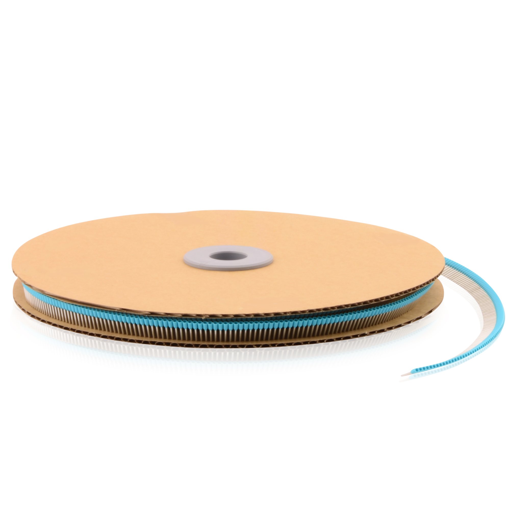 Manicotti terminali con colletto in plastica, isolati, bobina, dimensioni nominale: 0,34 mm² N, lunghezza: 12,4 mm, colore: turchese, 5.000 pezzi