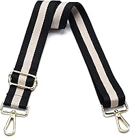 Vista 39 de Correa para bolso con herrajes dorados de repuesto, correa para bolso cruzado, correa ancha ajustable para colgar al hombro