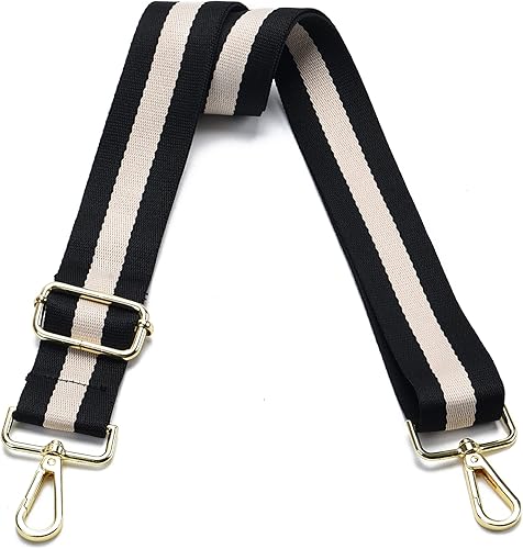 Miniatura 39 de Correa para bolso con herrajes dorados de repuesto, correa para bolso cruzado, correa ancha ajustable para colgar al hombro