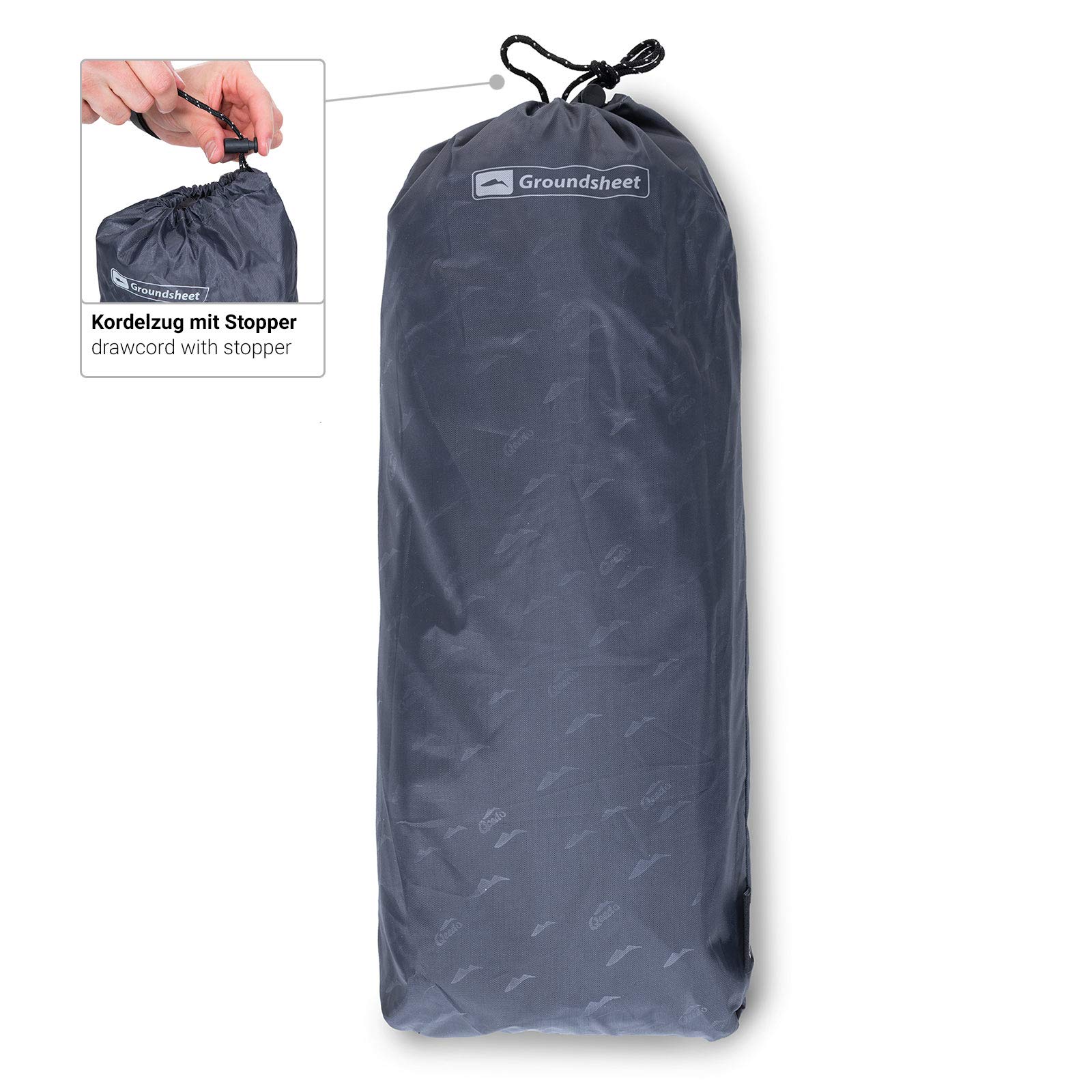 qeedo Quick Oak 3 Groundsheet, Zeltunterlage, Schutz vor Nässe und Beschädigungen