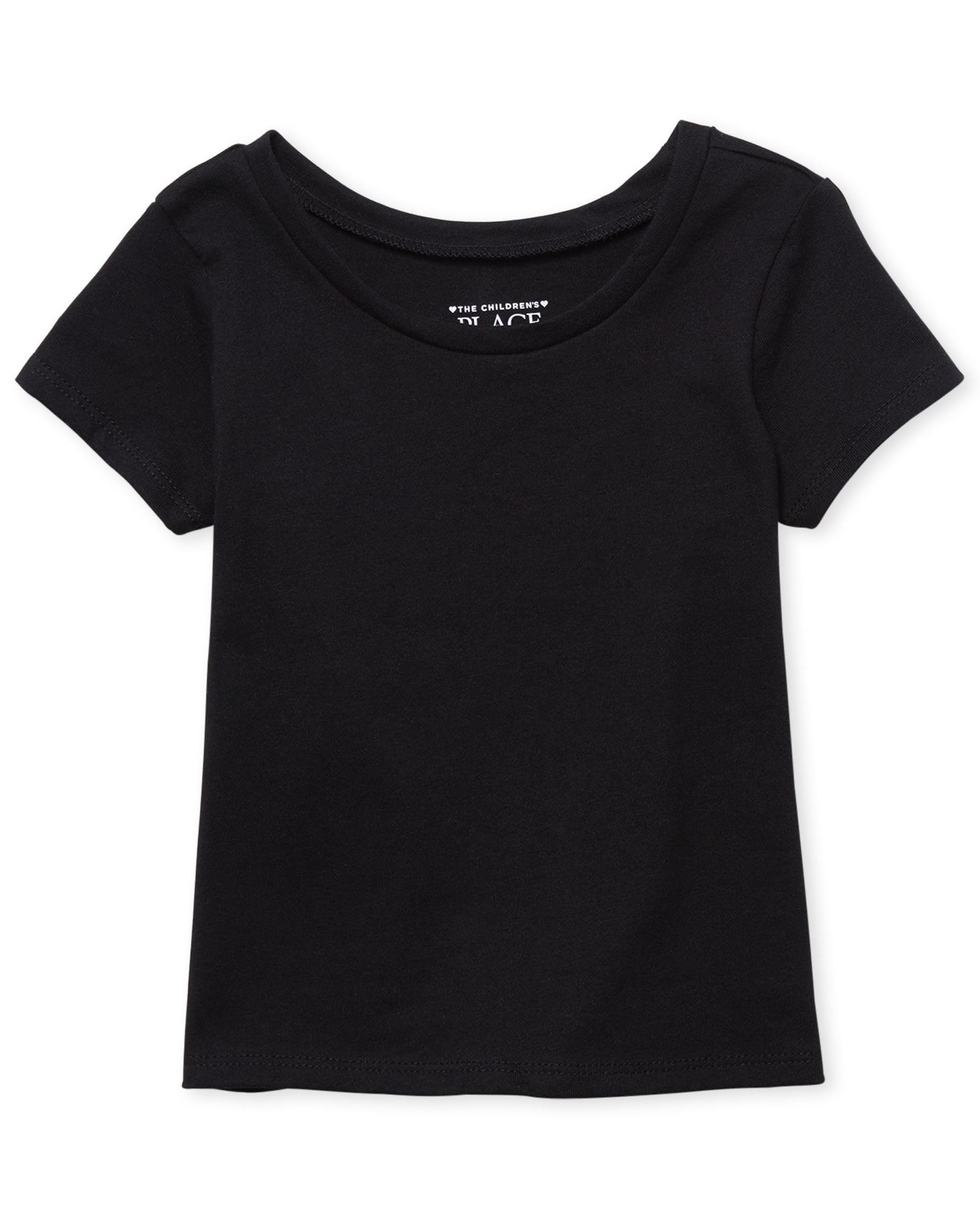 The Children's Place Baby and Toddler Basic Layering tee Camiseta Bebé-Niñas
