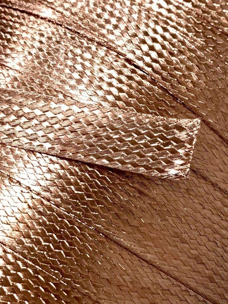 ACDC 100 FT 3/4" BARE COPPER GROUND STRAP GROUNDING WIRE MADE IN USA