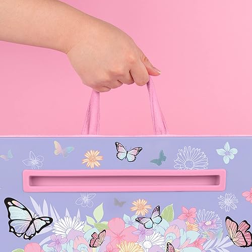 Miniatura 7 de 3C4G THREE CHEERS FOR GIRLS Butterly Lap Desktop - Escritorio con cojín para niños, escritorio grande para computadora portátil con cojín, bandeja
