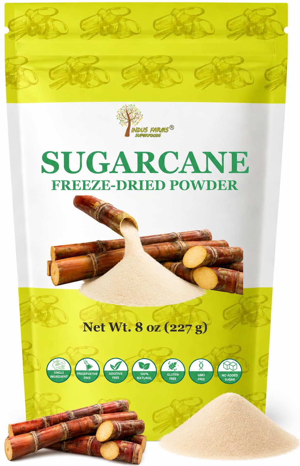 Amazon.com: Indus Farms Freeze-Dried Sugarcane Juice Powder