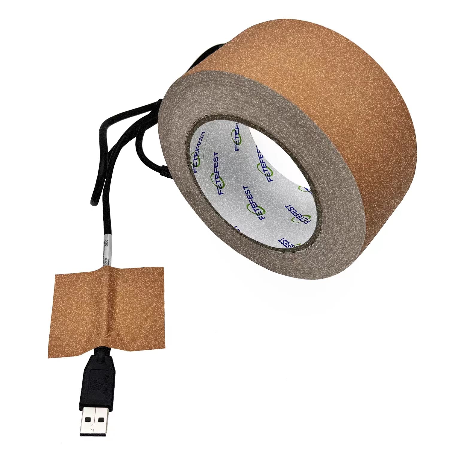 Cinta adhesiva marrón robusta, 5 cm x 27,5 m, cinta adhesiva profesional, sin reflejos, sin residuos, desgarrable a mano, autoadhesiva, versátil de usar (marrón, 5 cm x 27,5 m)