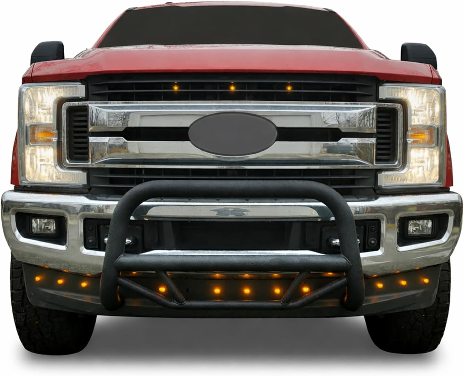 Black Horse Max T Bull Bar Textured Black Compatible with 2017-2023 Ford F-250 SD|2017-2023 F-350 SD|17-23 F-450 Super Duty|17-23 Ford F-550 Super Duty-MBT-MF103