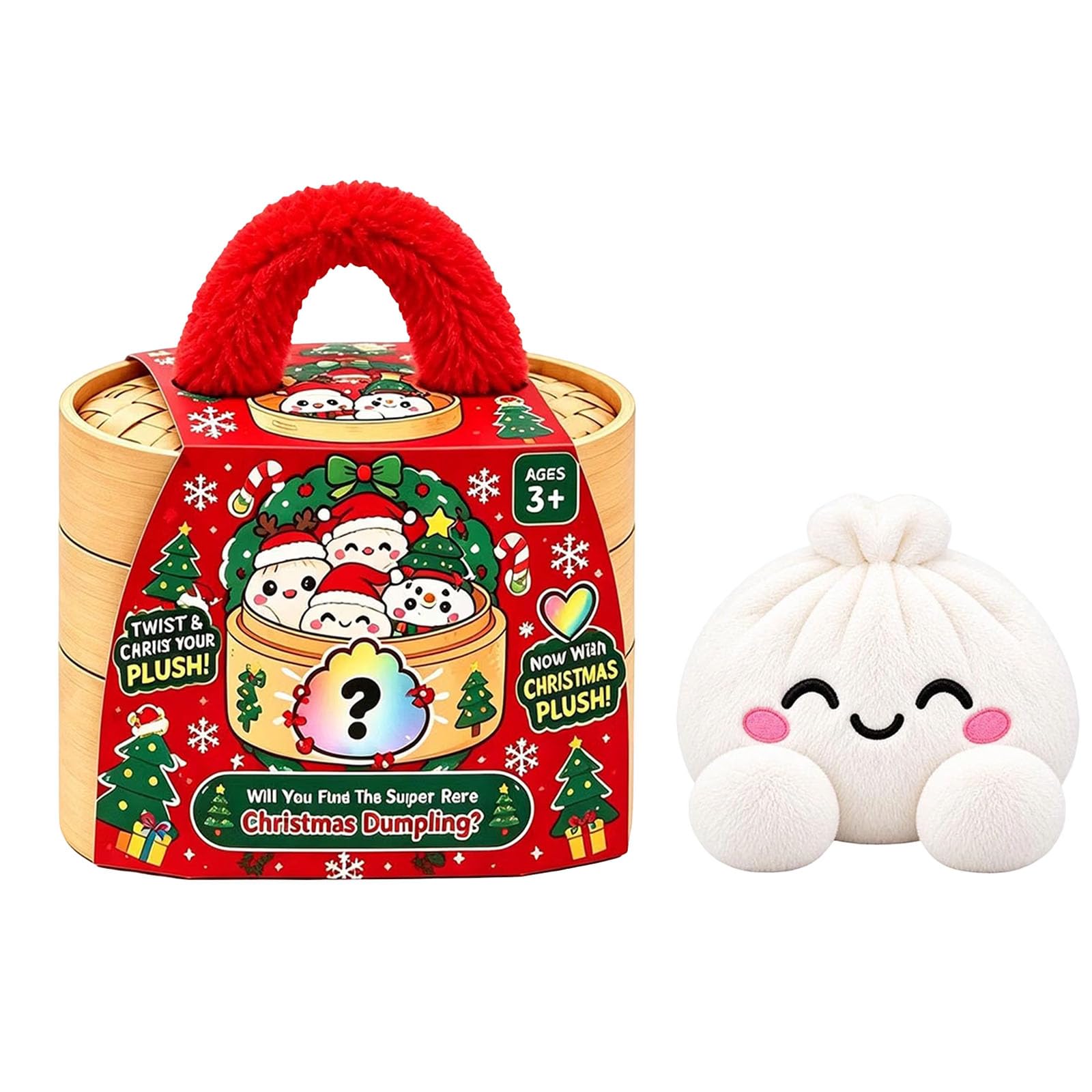 Giant Squishy Dumpling Pillow Home Decor Cute Plush Stuffed Steamed Bun (10#)