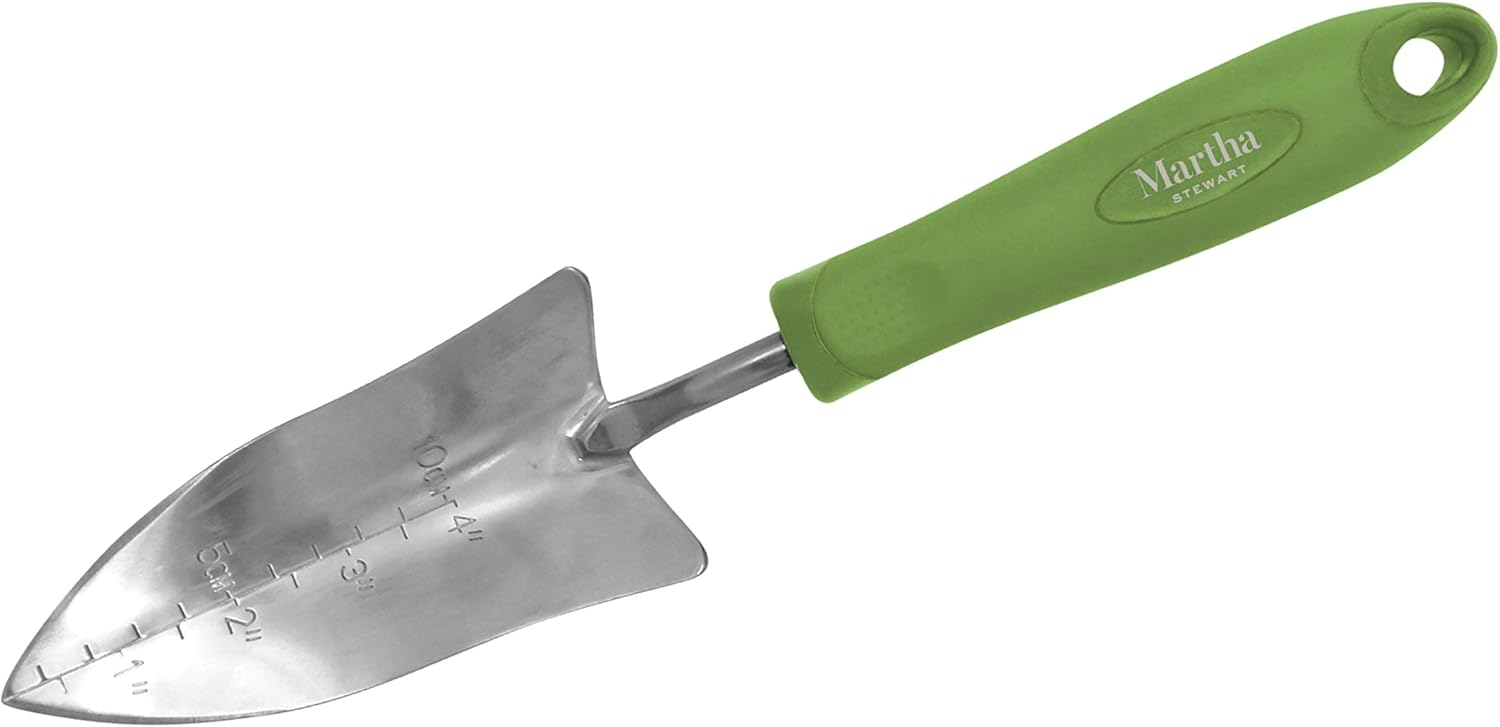 MARTHA STEWART MTS-PDT-S3 Trowel, Scoop, and Cultivator, Set of 3, Garden Tool Set : Everything Else