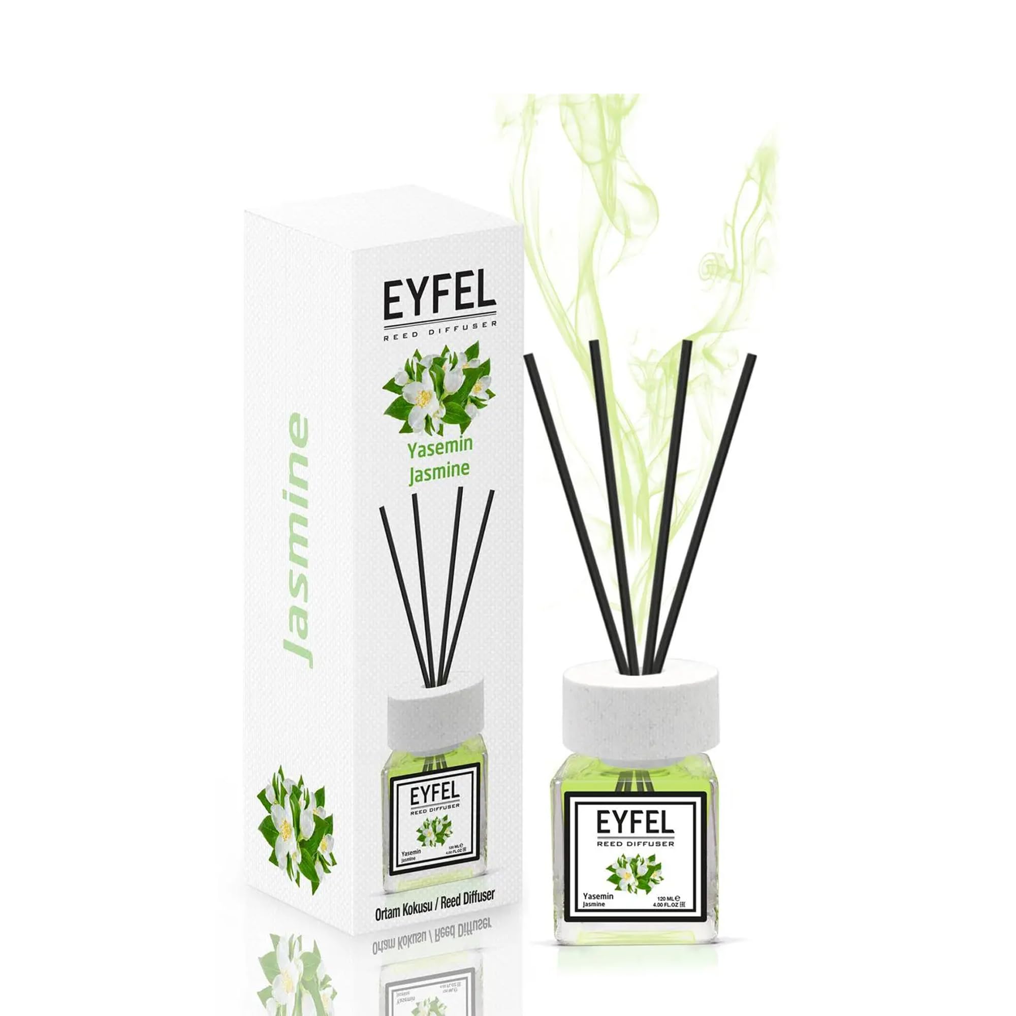 EYFEL Jasmine Aroma Diffuser, Purple, Plastic, 120ml, Medium to Large Room Coverage