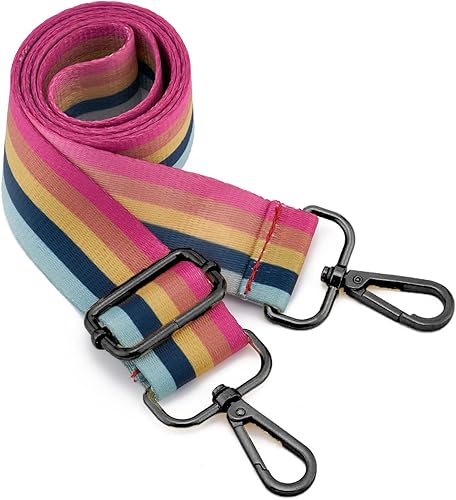 Miniatura 5 de ZOOEASS Hebilla de níquel ancha para el hombro, correa de repuesto ajustable, hebilla de pistola, estilo guitarra, correa cruzada