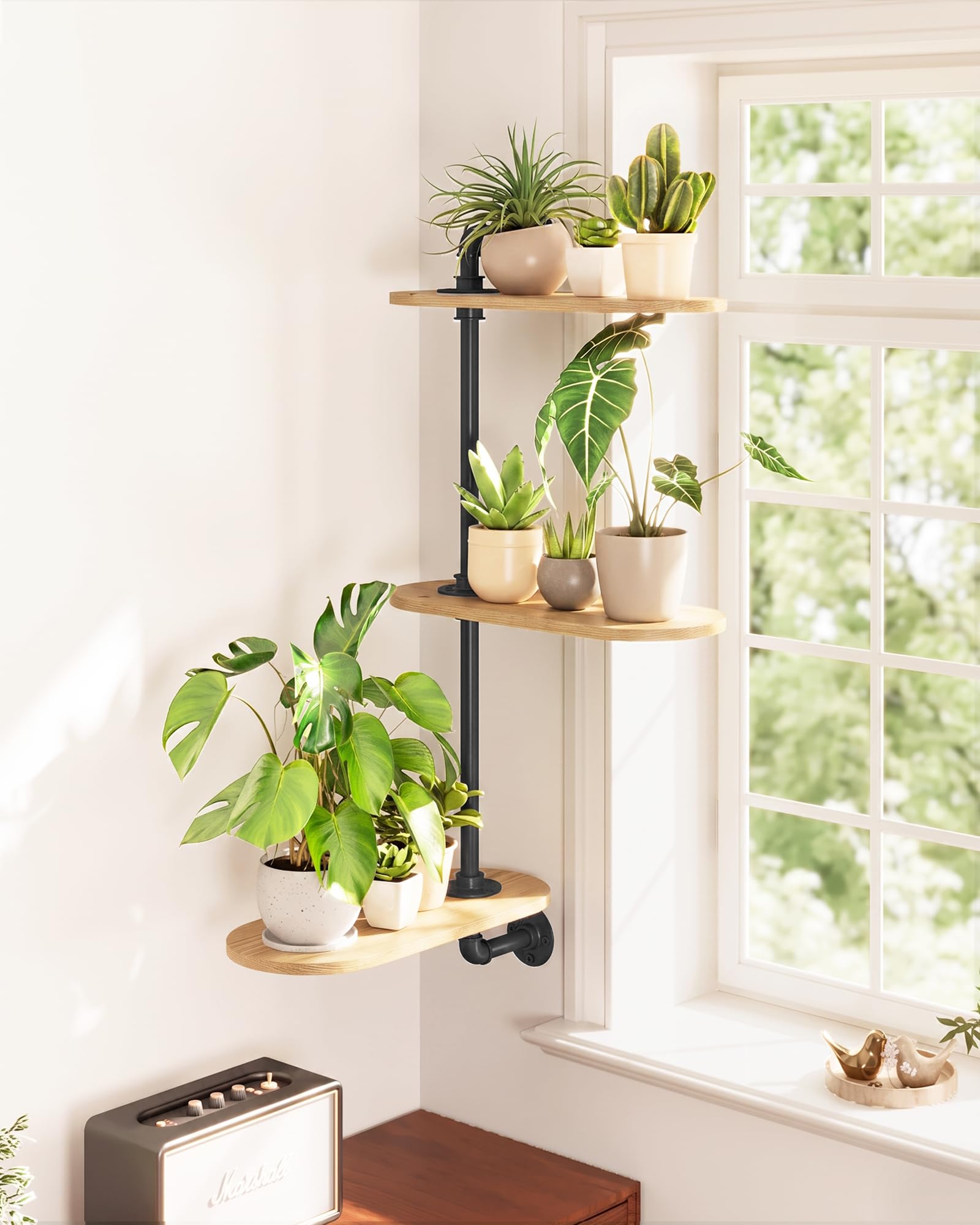 Bamworld Supporto per fiori e piante