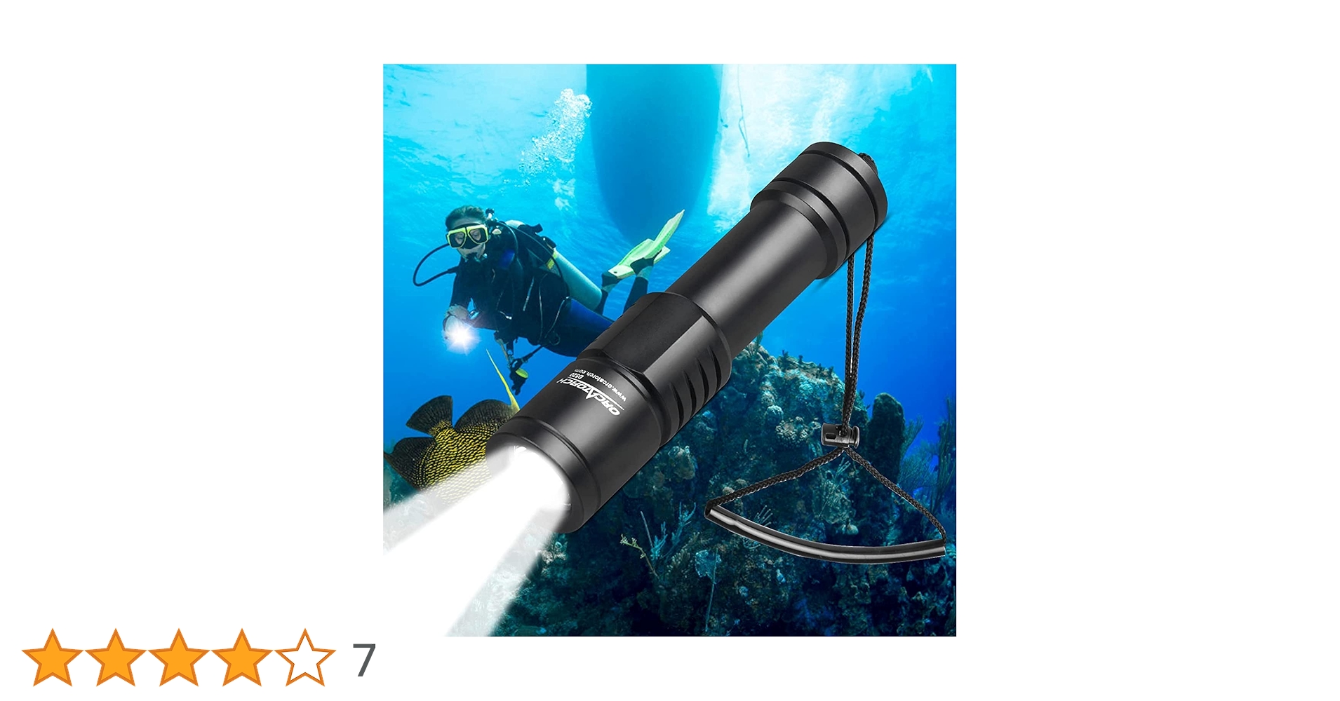 【人気商品】ORCATORCH D520 ダイビングライト水中ライト プロ仕様超 Amazon.co.jp: ORCATORCH D520 ダイビングライト水中ライト プロ