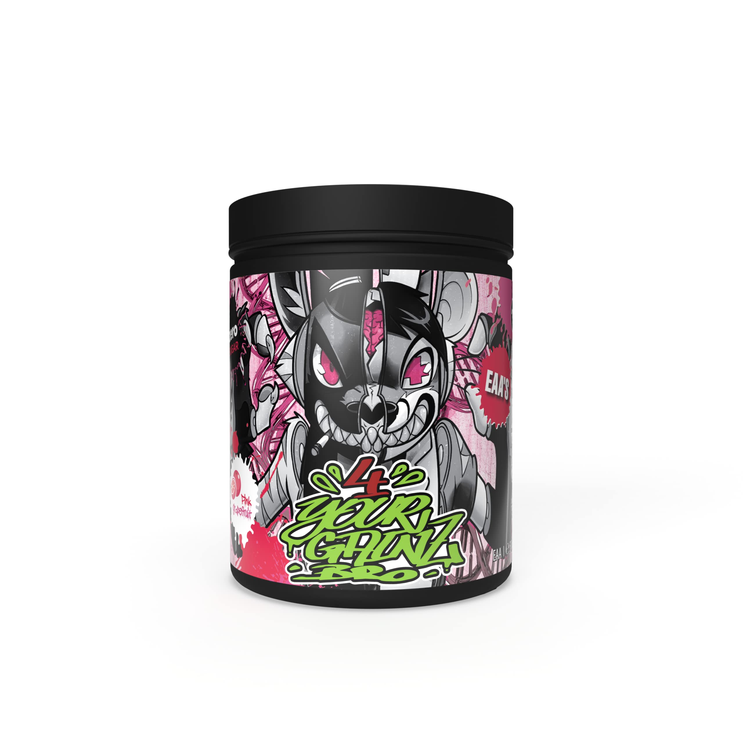 BPS-Pharma 4YourGainz Bro EAA Keto-Blend Aminosäure Amino BCAA Bodybuilding 500g (Pink Grape)