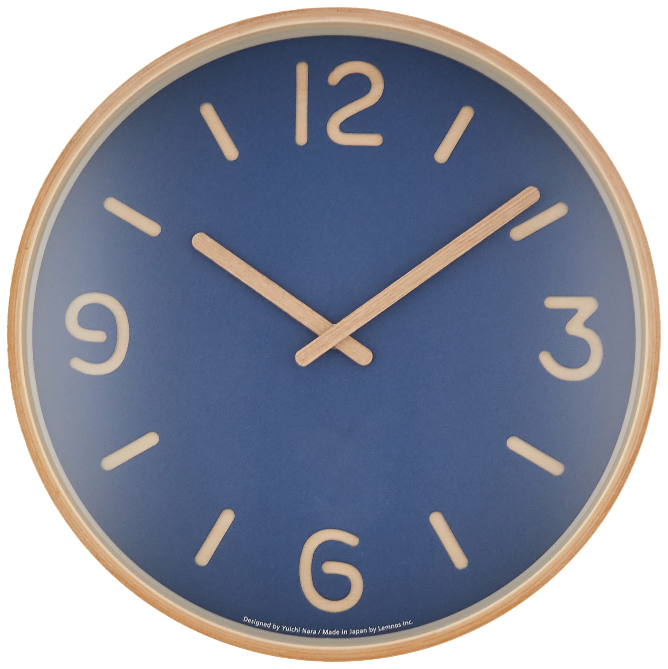 【新品・未使用】Lemnos トムソンペーパー NY18-15 BL Amazon.co.jp: レムノス 掛け時計 アナログ トムソンペーパー 青 天然