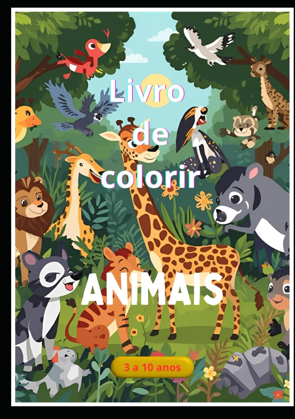 Livro de Colorir com Animais
