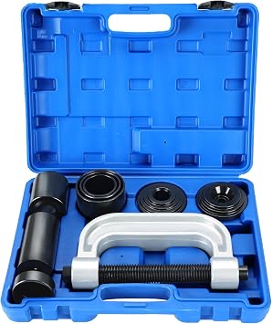 Ball Joint Press & U Joint Removal Tools | Heavy Duty Ball Joint Service Tool with 4-Wheel Drive Adapters for Most 2WD and 4WD Car Pickup and Light Truck Blue