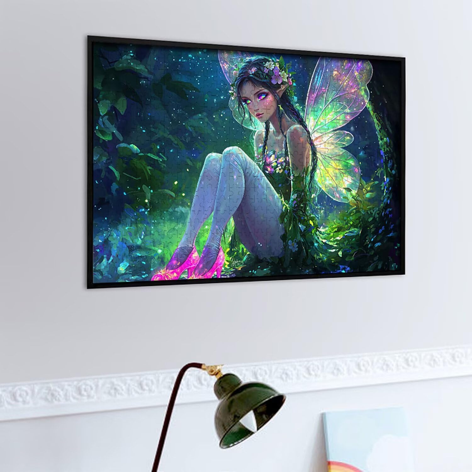 1500 Pezzi di Puzzle, Elfi della foresta1500 Pezzi di Puzzle per Adulti, Regalo di Anniversario, Regalo di Natale, Decorazione Della Casa, Prevenzione Della Degenerazione Cerebrale Negli Anziani v717