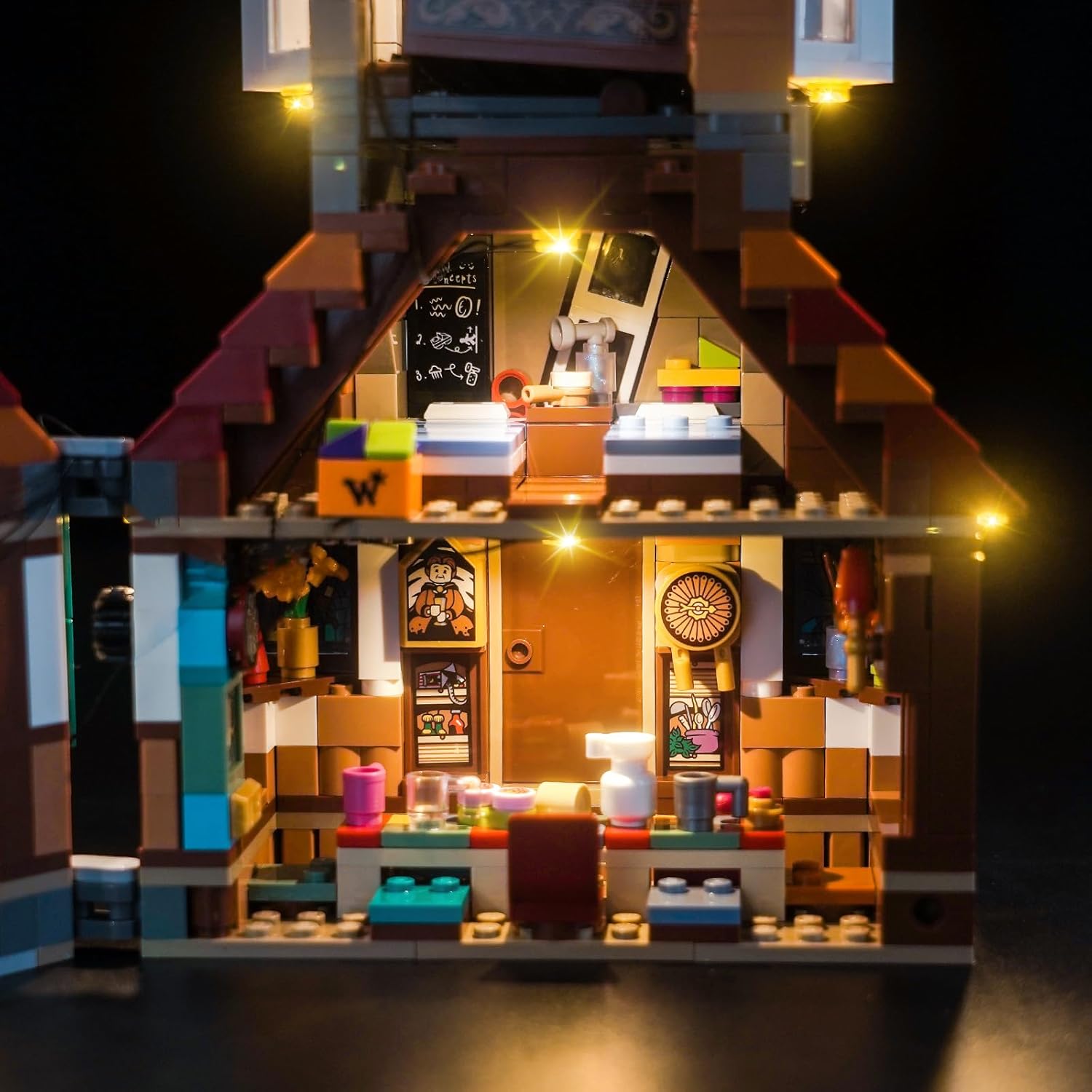 Upgraded Led Light Kit Compatible with Lego The Burrow – Collectors' Edition Building Set, Lights Decoration Compatible with Lego 76437, Best Gifts for Adults (Model Not Included)