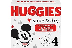 Earth & Eden Diapers Size 4: Snug & Dry Protection for Growing Toddlers