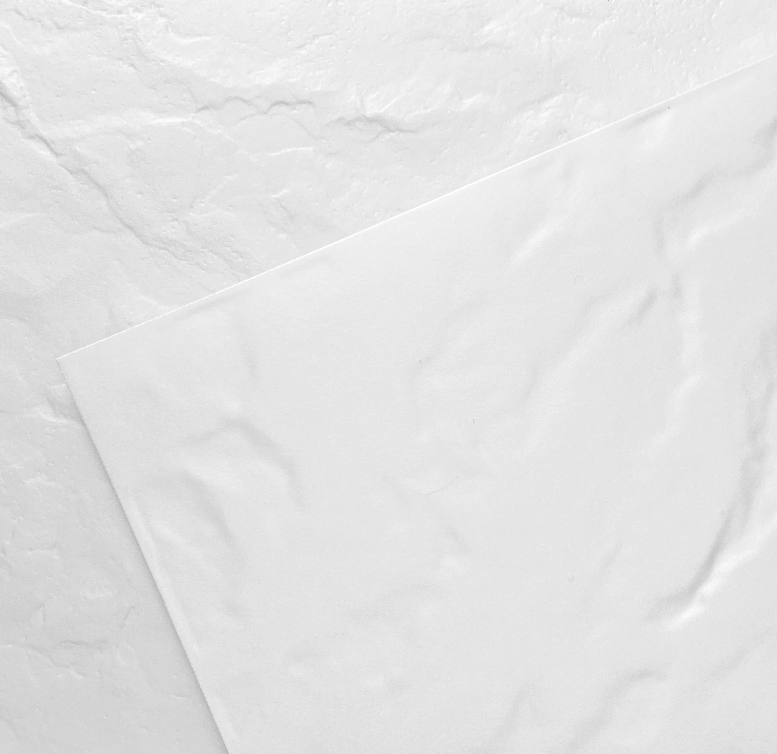 Deccart - Panele ścienne 100x50 cm - Panele ścienne - Panele - Okładziny ścienne wewnętrzne, okładziny sufitowe, Panel styropianowy, imitacja kamienia - Biały blok skalny - 24 sztuki (12 m²)
