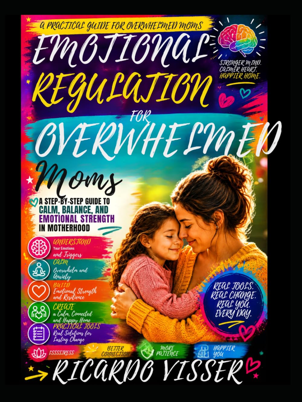 EMOTIONAL REGULATION FOR OVERWHELMED MOMS: Simple Daily Tools To Manage Stress, Control Emotional Triggers, And Feel Like Yourself Again