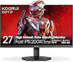koorui 27インチ　165hz Amazon.com: KOORUI Curved 27 Inch Gaming Monitor, Full HD