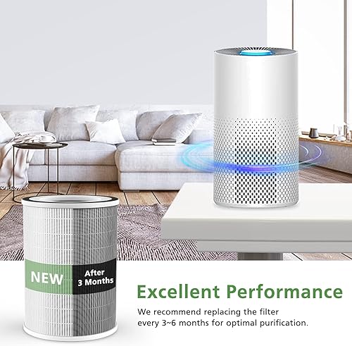 Miniatura 5 de Filtro True HEPA H13 KILO, filtración de 3 etapas de 360, compatible con Afloia KILO, KILOPRO, MIRO, MIRO PRO y MORENTO MR-Kilo (paquete de 2)