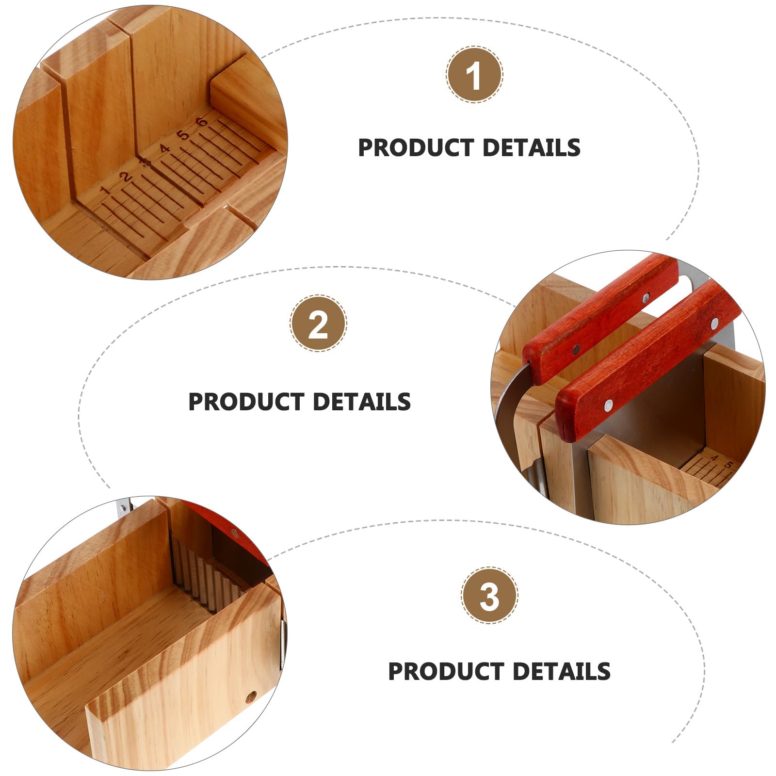 Cortador de Jabón de Madera para Manualidades, 1 Set Preciso