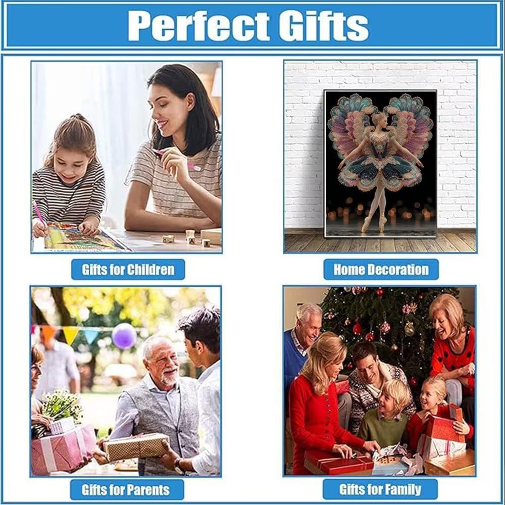 Tancerz Dziewczyny Diamentowe Malowanie Dorosłych Zestawów, 5D Okrągłe Diamenty Malarstwo Dzieci Malarstwo, Diamant Sztuka Haft Cross Stitch Obrazy, Mozaika Sztuka Do Dekoracji Ściany 100x130cm hJ8